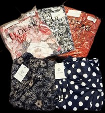 New Loveu.Dear Women 1XL Wide Leg Palazzo Pants Boho High Rise 5 Pair Lot picture