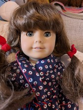 RARE  1986 American Girl Doll White Body Molly Chipped Tooth Pleasant Company picture