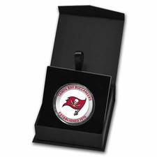 NFL Tampa Bay Buccaneers 1 oz Silver Colorized Round (w/Box) picture