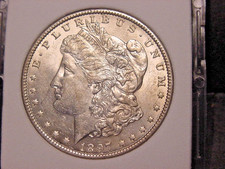 1897-O MORGAN DOLLAR BU UNC ORIGINAL HIGHER GRADE POPULAR MUCH BETTER DATE PQ picture