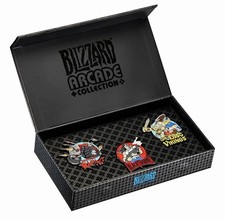 Activision Blizzard Pin Set Lost Vikings Rock N Roll Racing Blackthorne SNES NEW picture