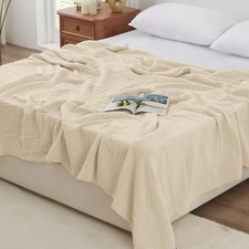 6 Layer 100% Cotton Muslin Blanket, 108