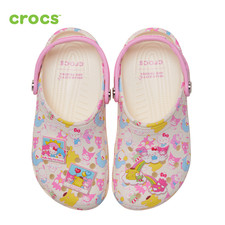 NEW CROCS ello Kitty And Friends Pastel Classic Clog 212684 Pink / Multi picture