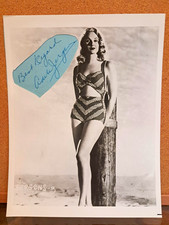 Adele Jergens Vintage Signed Autograph Photo Swimsuit Pin-Up 