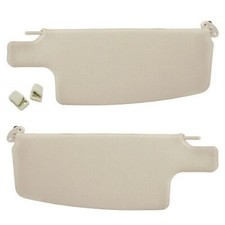 Empi Ivory Sun Visors & Clip for VW Bug/Beetle 1965-1977 Hard Top, 1973-1979 CV picture