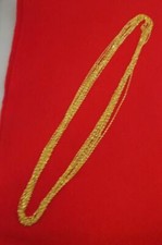 WHOLESALE LOT OF 10 14kt GOLD PLATED 30 INCH 2mm TWISTED NUGGET CHAINS picture
