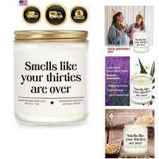 40th Birthday Gifts Women Men, Forty Birthday Candle, 1986 40th Birthday Deco... picture
