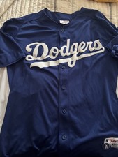 Vintage Majestic Authentic Collection LA Dodgers Royal Blue MLB Baseball Jersey picture
