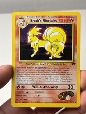 Brock's Ninetales 3/132 Gym Challenge Holo picture