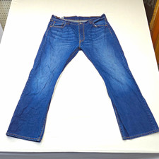 Levi's Mens 501 Series Straight Leg Medium Wash Blue Denim Jeans Button Fly picture