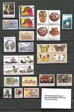 1977 US Year Set MNH – Scott #1704-1730 – 27 Stamp Complete Commemoratives picture
