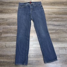 Talbots Dark Blue Denim Jeans Womens 8 Classic Five-Pocket Design w/Zipper Fly picture
