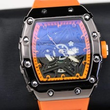 Men Watches Light Luxury Brand Domineering Beauty Trend Pentagram Luminous Wine picture