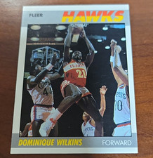 Fleer 1987-88 Dominique Wilkins #118 [Base] Atlanta Hawks Basketball Card picture