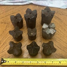   VINTAGE CARBIDE ROCK CROSS DRILL BITS   picture