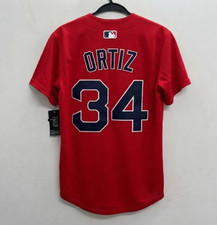 NWT Boston Red Sox David Ortiz #34 Red Alternate Stitched Jersey Men's Size XL picture
