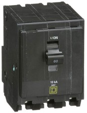 Square D QO360 60 Amp 3 Pole 240V Mini Circuit Breaker picture