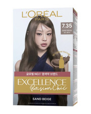 L'Oréal Paris Excellence Parisian Chic Hair Dye, 7.35 Sand Beige, 1EA picture