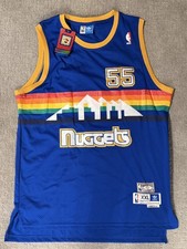 Adidas Dikembe Mutombo #55 Denver Nuggets Hardwood Classics Jersey XXL +2 NWT picture