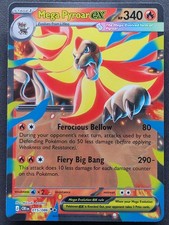 Mega Pyroar ex 015/086 Double Rare Chaos Rising Pokemon TCG picture