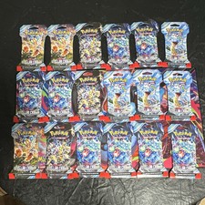 Pokémon TCG Stellar Crown Booster Pack Lot 18 Packs English 10 Cards Each picture