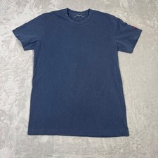 NWOT American Giant Men S Short Sleeve Crew Neck Tee T-Shirt Washed Blue picture