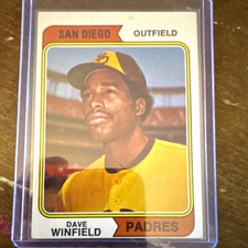 Topps 1974 Dave Winfield #456 Rookie Base Set San Diego Padres Mint picture