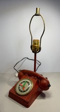 Vintage Trea-Boye Lighter / Clock /  Telephone Shaped Lamp *Untested* picture