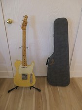 Vintage 1973 Fender Telecaster Electric Guitar Blonde Finish Maple picture