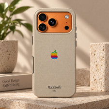 Retro Macintosh 1984 Vintage Rainbow MagSafe Phone Case iPhone 11-18 Shockproof picture
