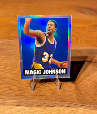 SUPER RARE 2018 Leaf Originals Metal '48 BLUE SSP Magic Johnson #/20 NMT+ picture