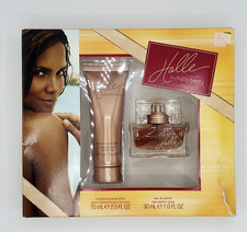 NEW DAMAGED BOX HALLE BY HALLE BERRY GIFT Perfume1 fl oz &Body Lotion 2.5oz picture