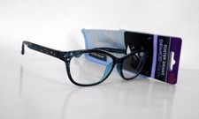 Foster Grant VRL 1901 Teal Reading Glasses +1.25 With Case NEW picture