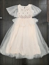 New Tutu Du Monde Girls Anbar Dress In Pearl Pink Size 6/7 With Tags TDM9939CPS6 picture