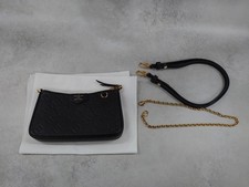 LOUIS VUITTON easy pouch black Shoulder Bag AUTHENTIC picture