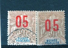 FRANCE GUINEA, YV # 52-52A, MH, VF picture