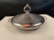 Antique Empress Ware Silverplate Warming Dish Pat Nov 19 1912 picture