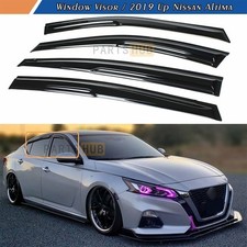For 2019-2024 Nissan Altima JDM 3D Wavy Mugen Style Window Visor Sun Rain Guards picture