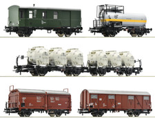 Roco HO 6600018 5-piece set: Freight Train, DB     Great Price picture