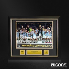 UNSIGNED Official 2022 FIFA World Cup™ Framed Argentina Photo: 2022 Winners picture
