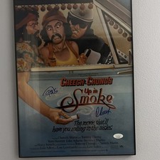 Up in Smoke Original 24x36 Poster Signed Cheech Marin & Tommy Chong JSA picture