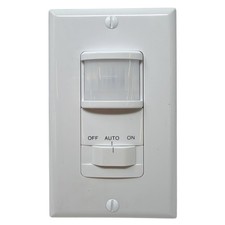 Heath Zenith Hands Free Motion Sensor Wall Switch for 3 Way Circuits SL-6107 picture