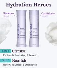 Keranique Deep Hydration Follicle Strengthening Shampoo & Conditioner Set 8FL 0Z picture