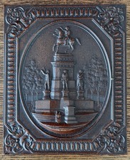 Quarter Plate Washington Monument, Richmond, Virginia Union Case with Ambrotype picture