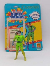 Super Powers Riddler El Acertijo Pacipa 1989 Argentina Super Amigos w/ Cardback picture
