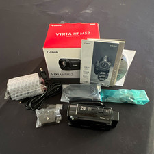 Canon VIXIA HF M52 HD Handheld Camcorder Black 10x/200x Zoom SD USB HDMI picture