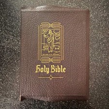 The Holy Bible Good Leader Edition KJV Illustrated 1956 King James Vintage picture