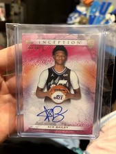 Topps 2025-26 Inception Basketball Ace Bailey Utah Jazz Rookie Auto RA-AB /99 picture