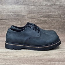 Birkenstock Highwood Lace Low Mens Size 11 Black Oiled Nubuck Leather Shoes picture