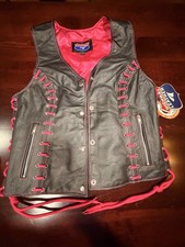 Women's Highway Leather Vest picture